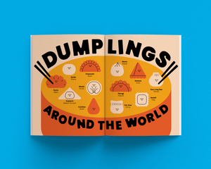 Bobbety magazine spread of dumplings around the world