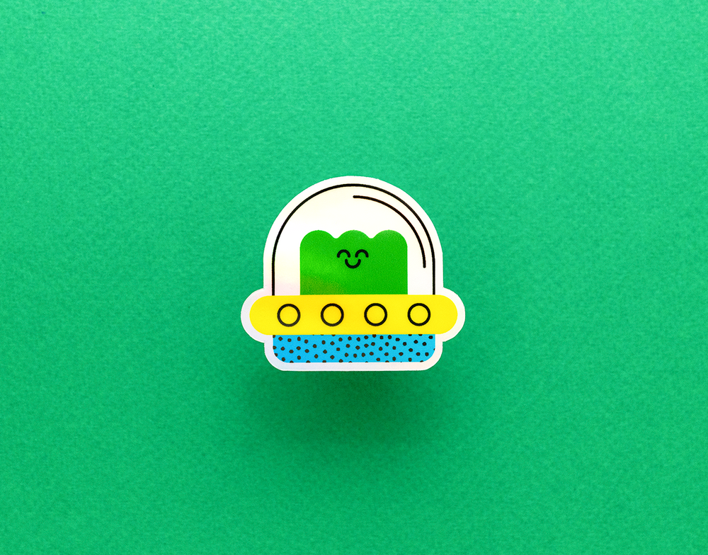 Bobbety Beginnings Collection: Issue N.02 Space Bobb Sticker
