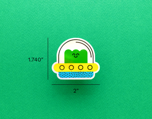 Bobbety Beginnings Collection: Issue N.02 Space Bobb Sticker
